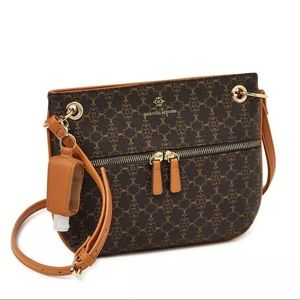 Nanette Lepore Logo Vegan Leather Crossbody